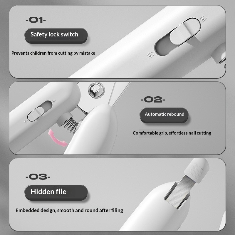 PawSafe Pro LED Pet Nail Clipper and Electric Grinder Kit for Gentle Grooming