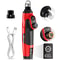 GlowTrim 6 Speed Quiet Dog Nail Grinder with LED Light Professional Electric Pet Nail Trimmer for Dogs and Cats