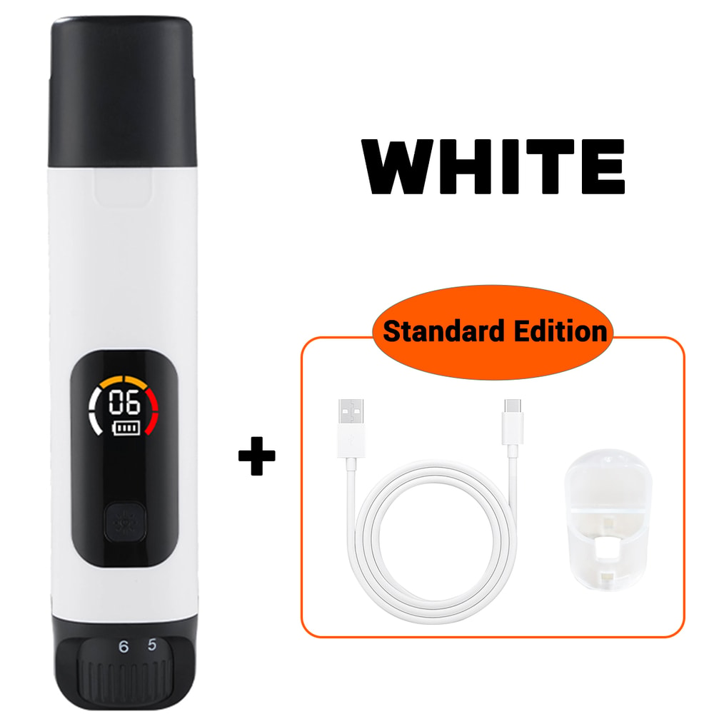 PawPerfect 6 Speed Pet Nail Grinder LED Rechargeable Quiet Dog Claw Trimmer Grooming Clipper 7