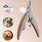 LED Pet Nail Clipper Safe Professional Grooming Scissors with Quick Sensor Light for Cats and Dogs