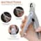 LED Pet Nail Clipper Safe Professional Grooming Scissors with Quick Sensor Light for Cats and Dogs