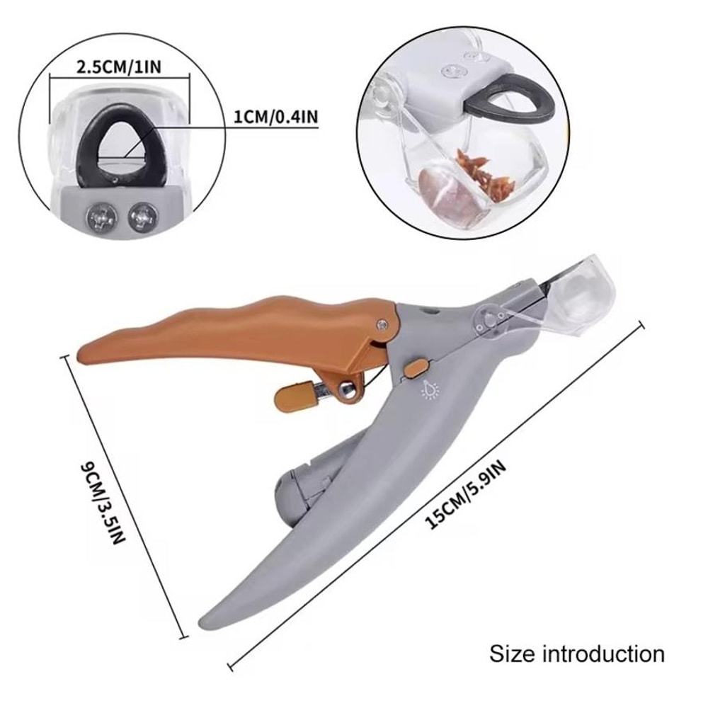 Professional LED Pet Nail Clipper and Safe Claw Trimmer