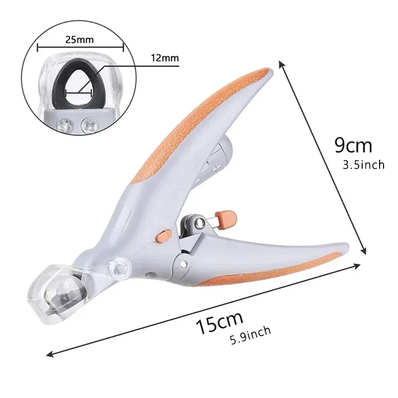IllumiClaw Pro Pet Nail Clipper with LED Light and Magnifier