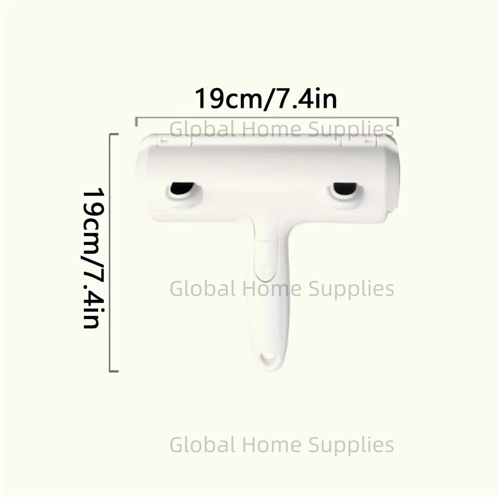 FurGrip Reusable Cat Hair Remover Brush and Self Cleaning Pet Lint Roller for Furniture and Couch