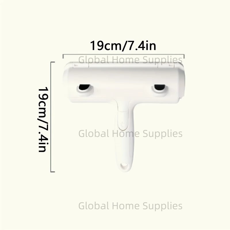 FurGrip Reusable Cat Hair Remover Brush and Self Cleaning Pet Lint Roller for Furniture and Couch