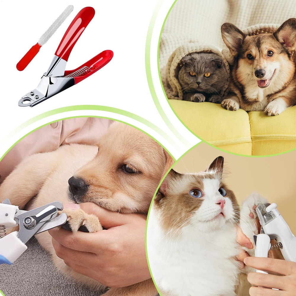 Precision Adjustable Pet Nail Clippers With Built In Smoothing File 3