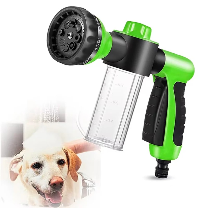 Adjustable Dog Wash Sprayer Nozzle High Pressure Pet Shower Tool