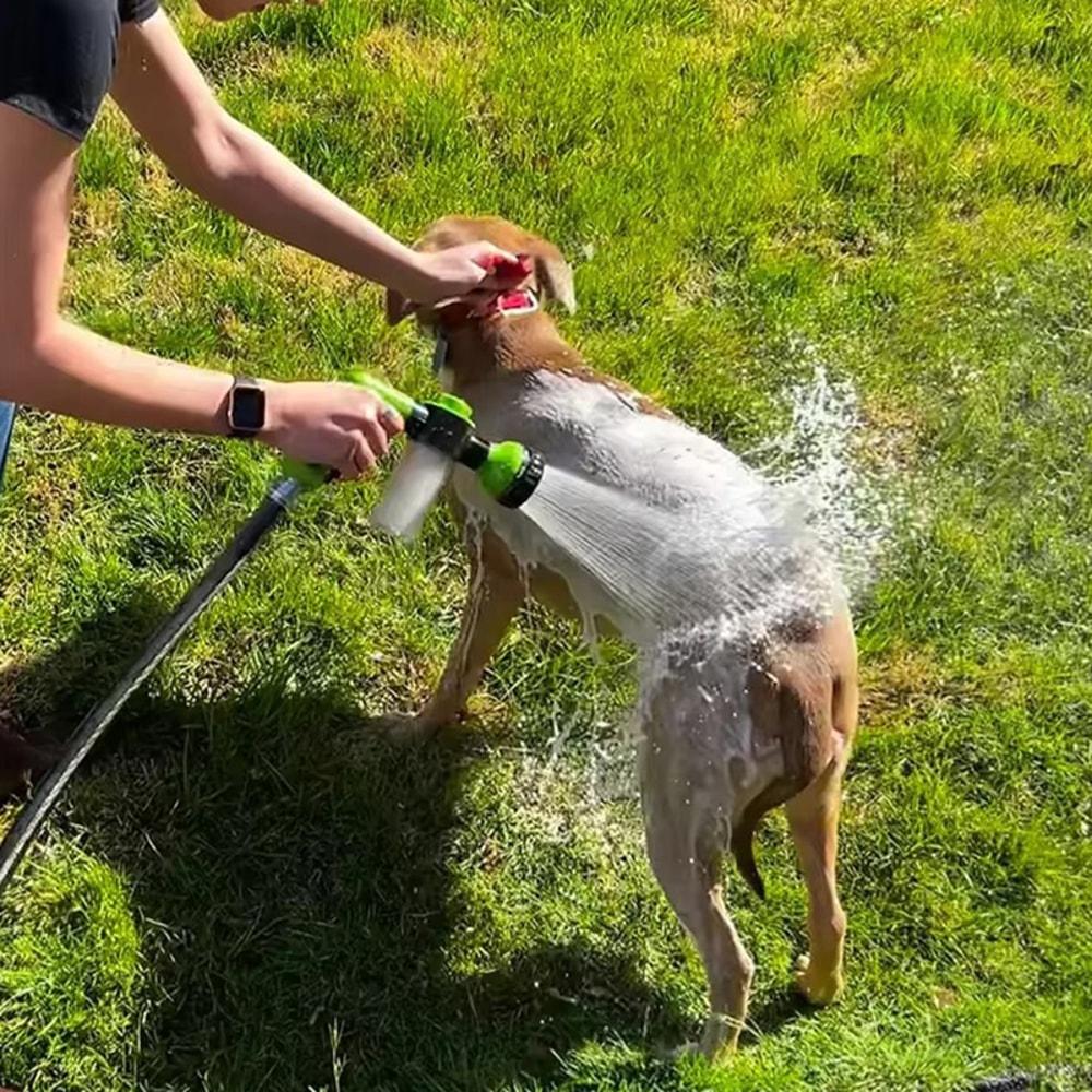 Adjustable Dog Wash Sprayer Nozzle High Pressure Pet Shower Tool