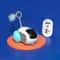 Smart Remote Control Cat Toy Car Automatic Rolling Interactive Pet Toy