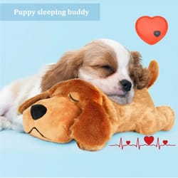 calming heartbeat puppy plush anxiety relief & training toy
