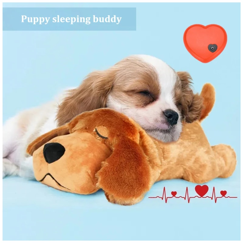 Calming Heartbeat Puppy Plush Anxiety Relief & Training Toy