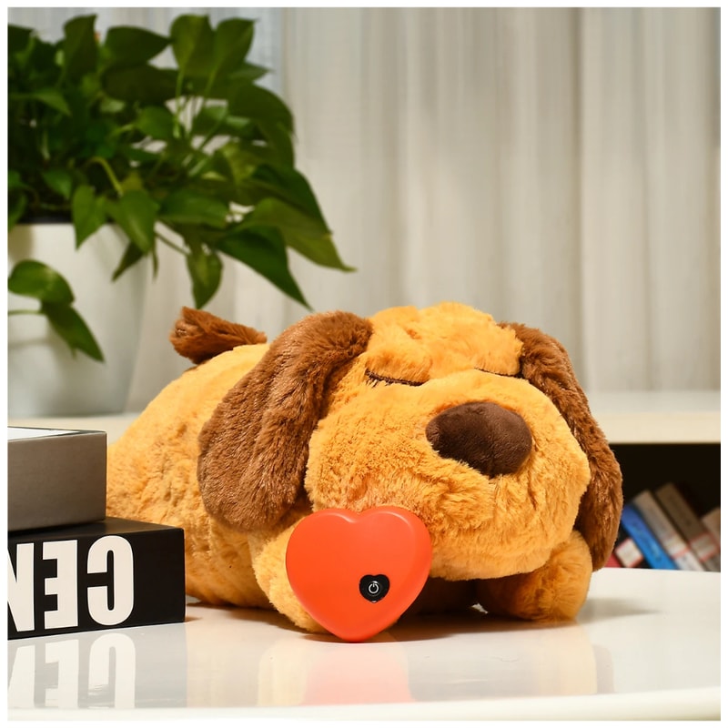 Calming Heartbeat Puppy Plush Anxiety Relief & Training Toy