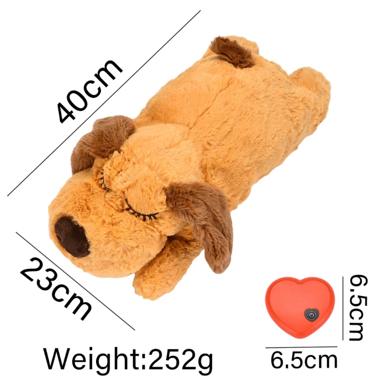 Calming Heartbeat Puppy Plush Anxiety Relief & Training Toy