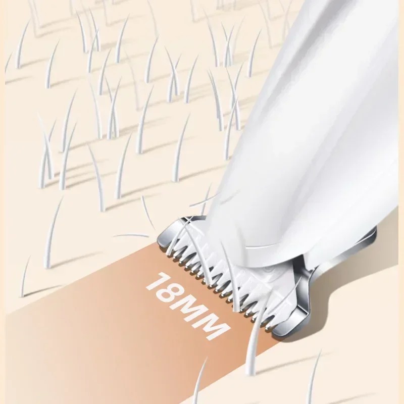 Premium Waterproof Pet Paw Trimmer with LED Light & Wide Blade