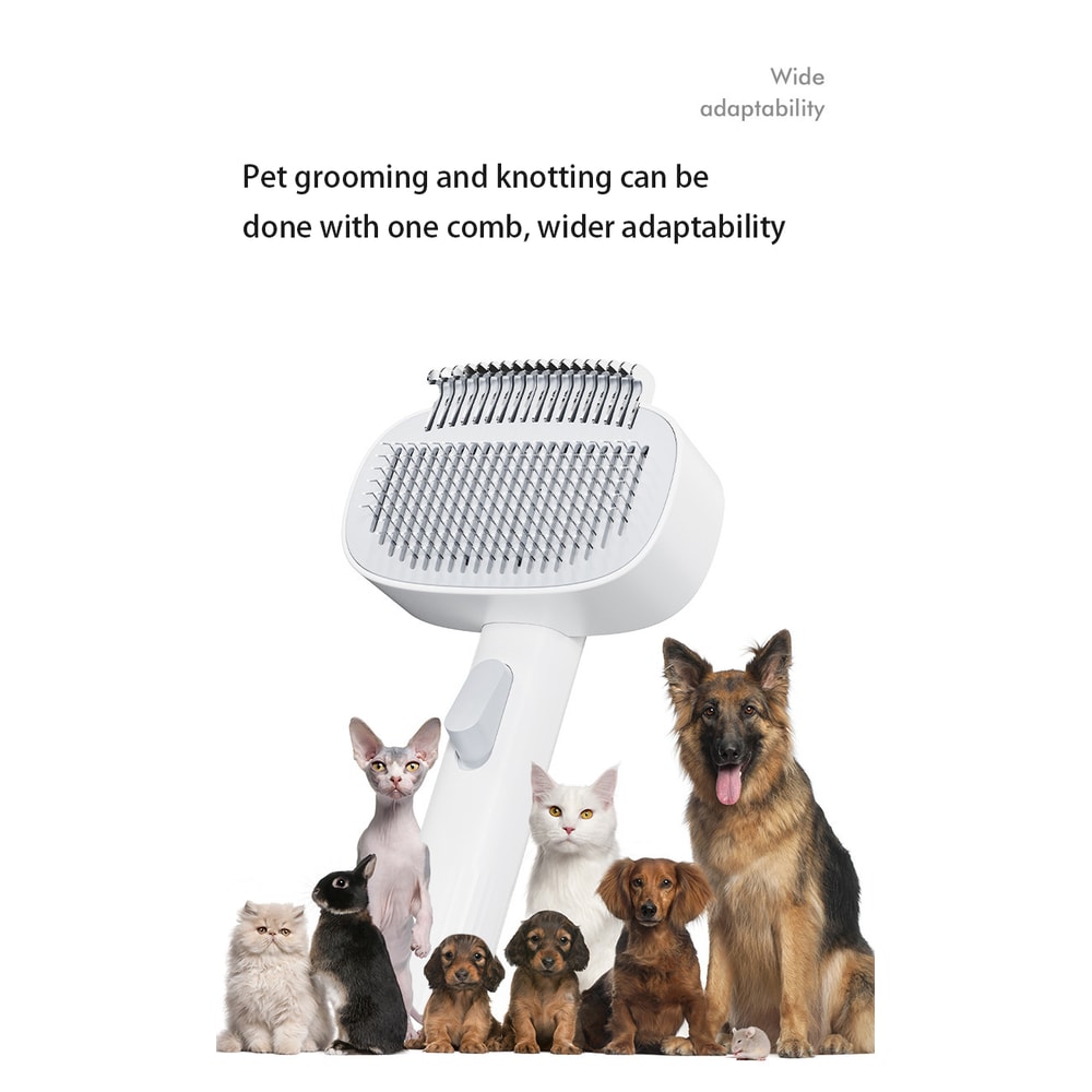 Magic Pet Pro Grooming Brush Effortless Pet Hair Remover Painless Deshedding Tool For Thick Fur 2