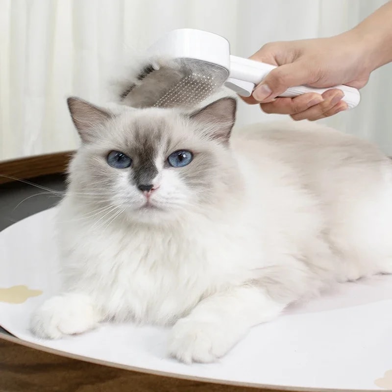 Magic Pet Pro Grooming Brush Effortless Pet Hair Remover Painless Deshedding Tool For Thick Fur 0