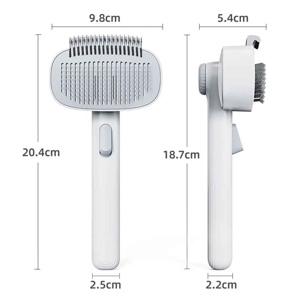 Magic Pet Pro Grooming Brush Effortless Pet Hair Remover Painless Deshedding Tool For Thick Fur 5