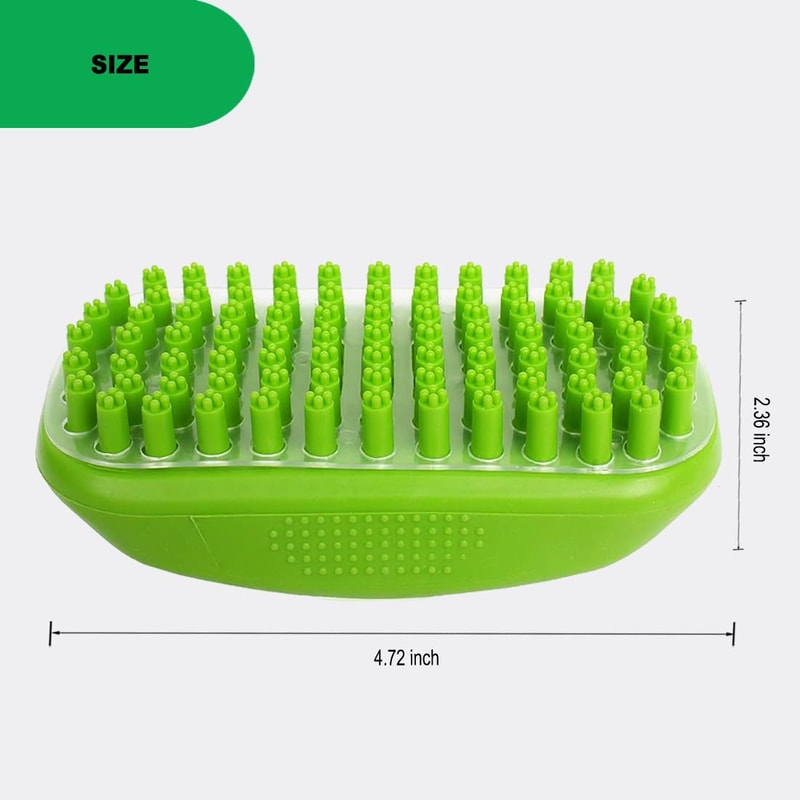 Premium Pet Bath Massage Grooming Brush For Dogs Cats 6
