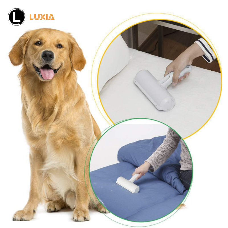 Reusable Pet Hair Remover Brush Dog Cat Fur Cleaner Tool 0