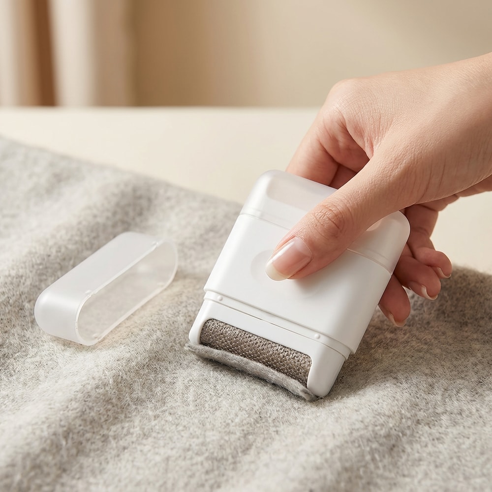 Premium Portable Washable Lint Roller & Pet Hair Remover Brush
