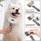 Premium Dog & Cat Pet Grooming Brush with One Click Hair Removal