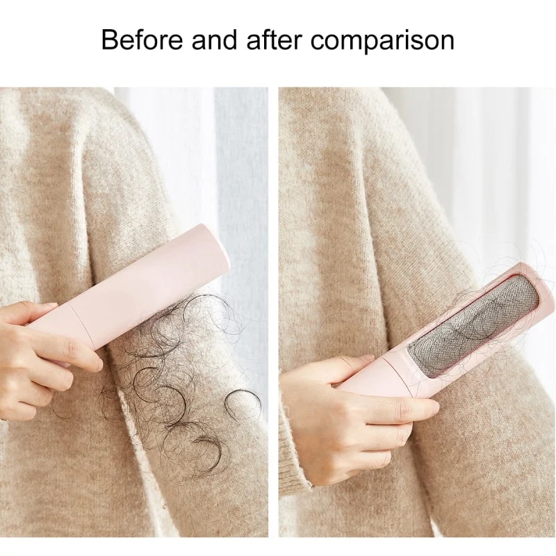 Reusable Pet Hair Remover Brush & Self Cleaning Lint Roller Tool
