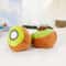 Plush Fruit Chew Toy for Pets Avocado & Kiwi Squeaky Play