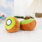 Plush Fruit Chew Toy for Pets Avocado & Kiwi Squeaky Play