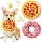 Plush Pizza Squeaky Dog Toy Interactive Chew & Teeth Cleaning Fun