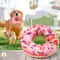Plush Pizza Squeaky Dog Toy Interactive Chew & Teeth Cleaning Fun