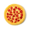Plush Pizza Squeaky Dog Toy Interactive Chew & Teeth Cleaning Fun