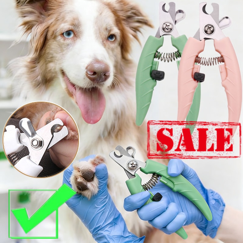 Professional Pet Nail Clipper & Dog Nail Trimmer for Cats Sharp Stainless Steel Pet Clippers