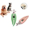 Professional Pet Nail Clipper & Dog Nail Trimmer for Cats Sharp Stainless Steel Pet Clippers