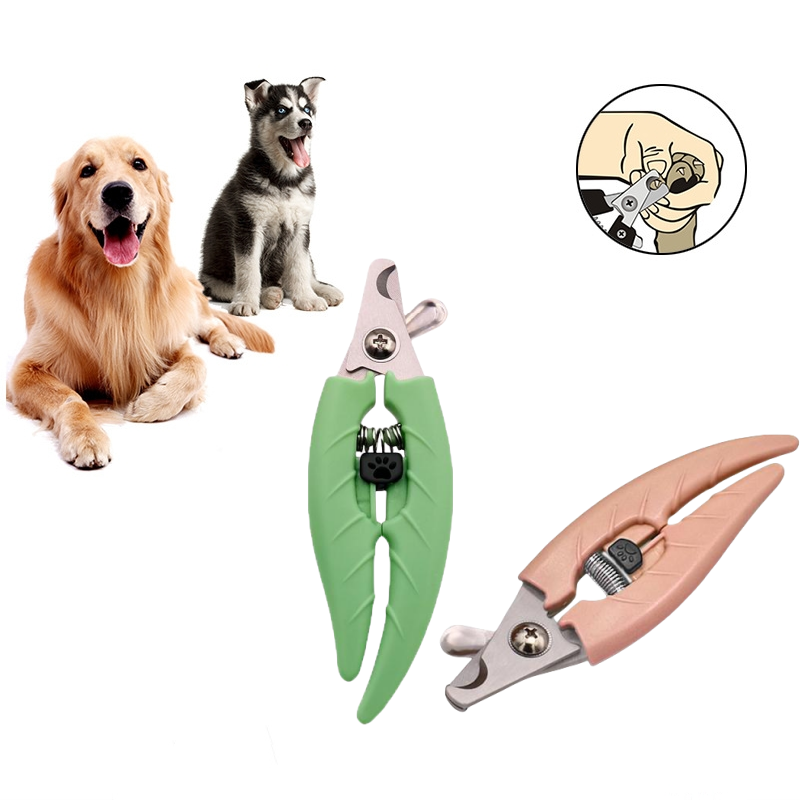 Professional Pet Nail Clipper & Dog Nail Trimmer for Cats Sharp Stainless Steel Pet Clippers
