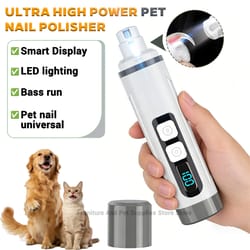 premium electric pet nail trimmer & grinder with led light