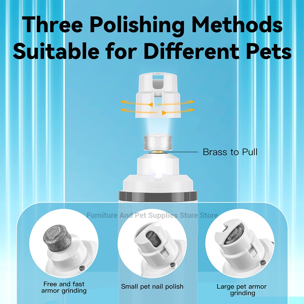 Premium Electric Pet Nail Trimmer & Grinder with LED Light