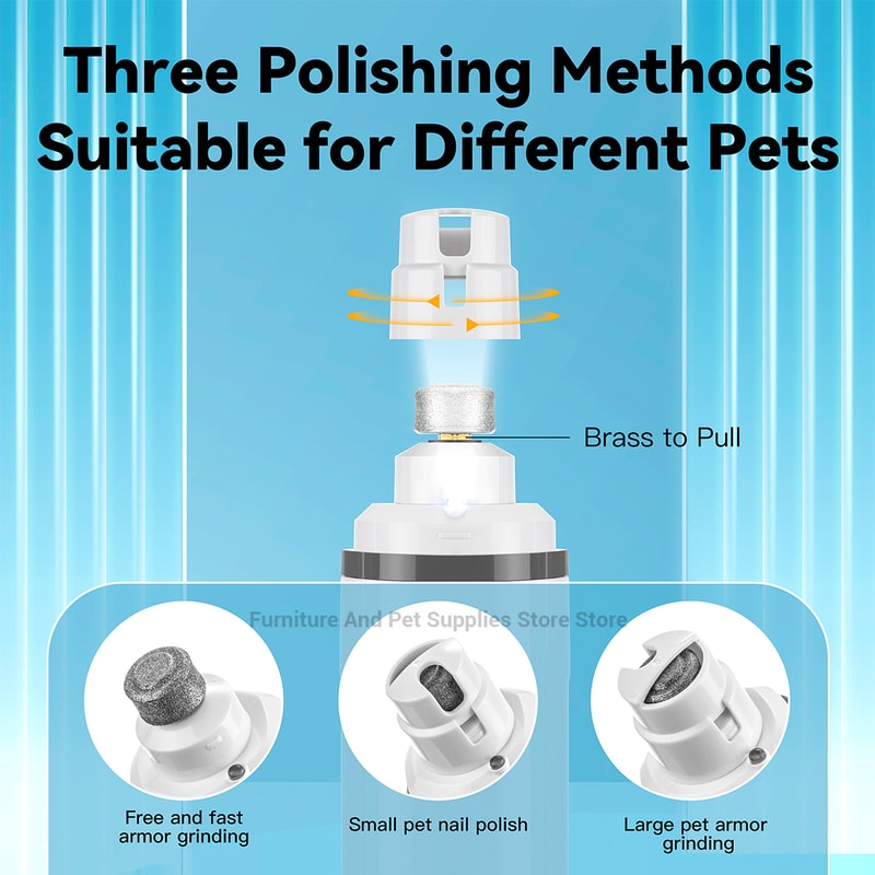 Premium Electric Pet Nail Trimmer & Grinder with LED Light