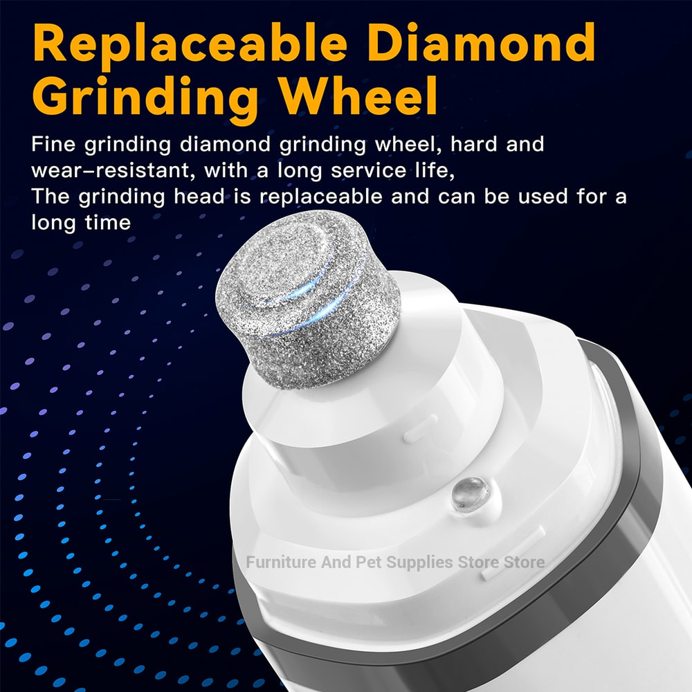 Premium Electric Pet Nail Trimmer & Grinder with LED Light