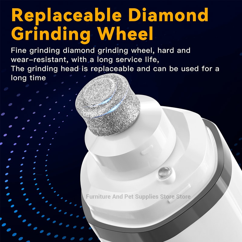 Premium Electric Pet Nail Trimmer & Grinder with LED Light