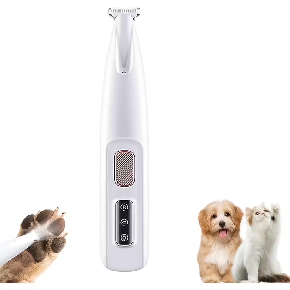 Premium Dog Nail Trimmer with LED Light & USB Recharge