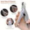 LED Pet Nail Clippers with 5X Magnifier for Safe Dog & Cat Grooming
