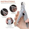 LED Pet Nail Clippers with 5X Magnifier for Safe Dog & Cat Grooming
