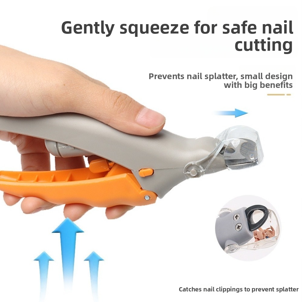 LED Pet Nail Clippers with 5X Magnifier for Safe Dog & Cat Grooming