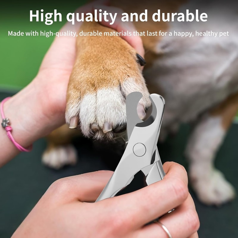 Professional Pet Nail Clipper for Dogs & Cats with Pet Nail Clipper, Dog Nail Trimmer & Safety Guard