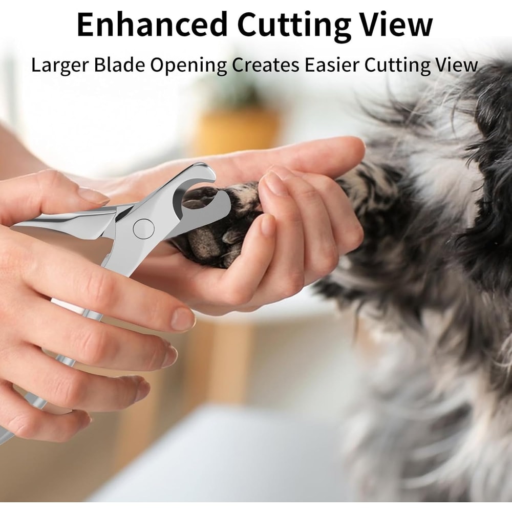Professional Pet Nail Clipper for Dogs & Cats with Pet Nail Clipper, Dog Nail Trimmer & Safety Guard