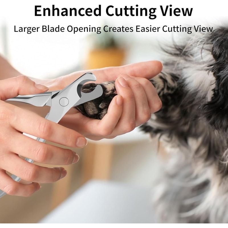 Professional Pet Nail Clipper for Dogs & Cats with Pet Nail Clipper, Dog Nail Trimmer & Safety Guard