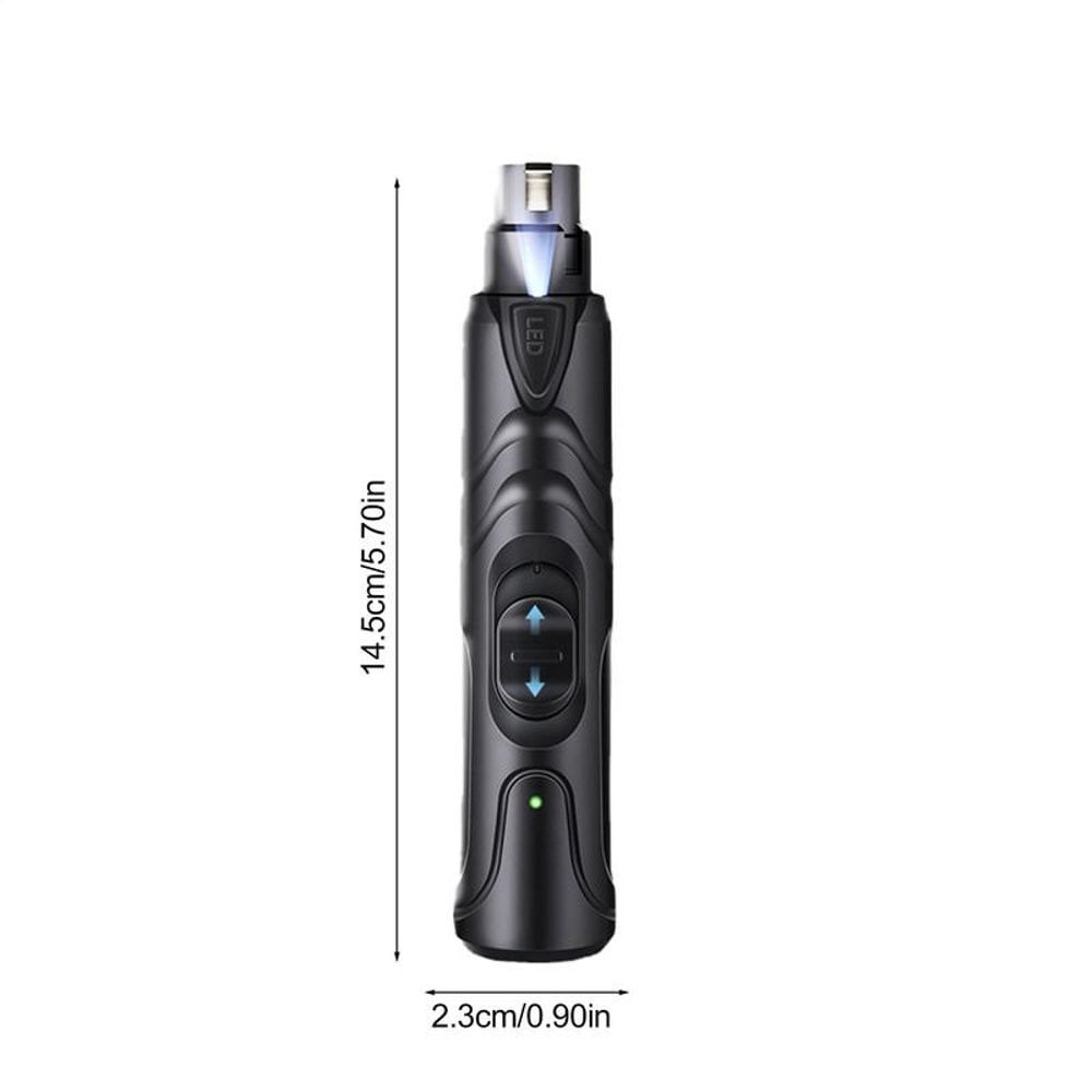 PawGlow Quiet LED Dog Nail Grinder for Safe & Stress Free Pet Grooming