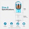 Portable Pet Travel Water Bottle & Food Dispenser 3 n 1 Leakproof Bowl