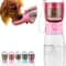 Portable Pet Travel Water Bottle & Food Dispenser 3 n 1 Leakproof Bowl