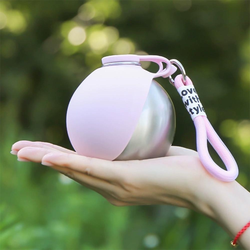 Portable Dog Water Bottle & Foldable Travel Bowl Set